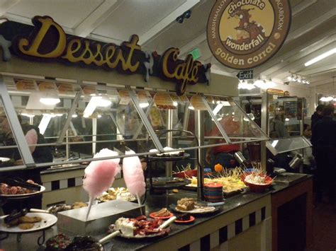 , and we have 15 minutes before lunch eases into dinner. . Golden corral dessert bar